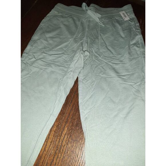 New XS Amazon Essentials Mint Bluish Green Athletic Casual Joggers Pants NWT - Picture 3 of 3